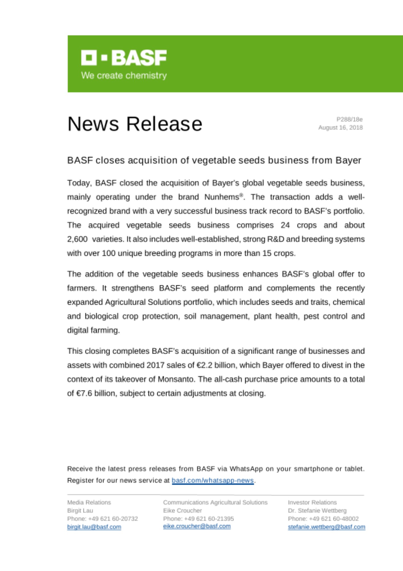 News Release News Release